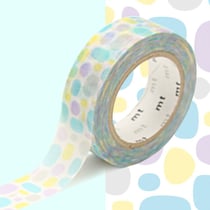 Masking Tape - Masking Tape MT pavés ronds bleu - pool blue
