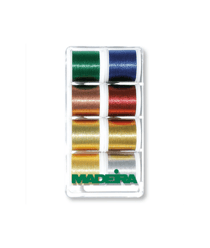 Coffret de Fils à Broder Madeira Metallic "Classic" : Élégance intemporelle en chaque point Multicolore