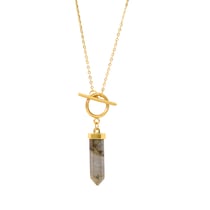 Collier Pendule Labradorite - Omsaé