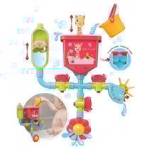 Tuyaux folies sophie la girafe - circuit d'eau 11 pièces - vulli - 523425 - jouet de bain bébé