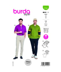 Patron Burda 5744 - Pullover taille n°FR 48-58