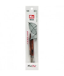 Aiguilles interchangeables courtes NATURAL N° 3 à 6 à l'unité - Prym - Knit Pro taille n°5,5