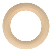 4 anneaux en bois 6 cm