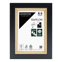 Cadre photo Actual bois noir 10x15 cm