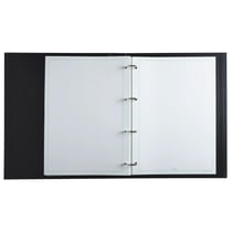 Reliure registre 32x26cm 4 anneaux avec recharge Conseil d'Administration - Noir - Exacompta