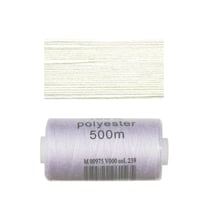 Bobine 500m fil polyester Ecru