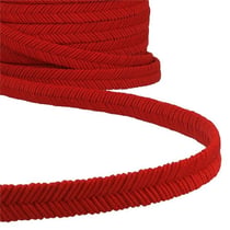 Bobine 15m Galon chevrons Rouge 15mm