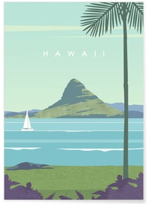 Poster Hawaii | A3 : 29,7x42cm
