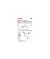 Patron Burda Style n°5634 – Accessoires Couvre-Chef Femme taille n°Taille unique