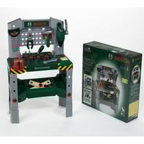 Jeu d'imitation - Etabli Sonore avec Perceuse à Colonne et Accessoires - Bosch hauteur adjustable