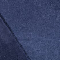 Tissu Micro Éponge Bambou Bleu indigo - Au mètre