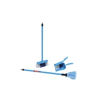 Set de ménage Vileda avec balai à franges Color Line 4 pièces