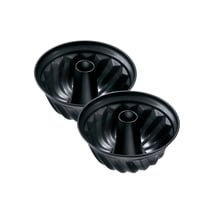 Ensemble de 2 Moules à kouglof 22 cm Zenker Black Metallic