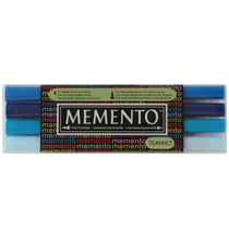 Lot de 4 feutres double pointe - Tsukineko - Ocean - Memento