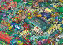 Puzzle 1000 pièces - Cimetière de Voitures - Heye