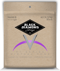 Black Diamond® Phosphore Bronze Black Coated 12/53