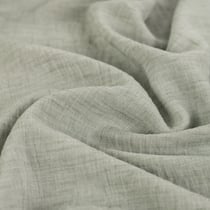 Tissu aspect Lin uni Vert