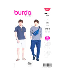 Patron Burda Style 5641 – T-Shirt & Longsleeve Homme | Tailles 46-56 taille n°FR 46-56