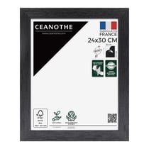 Cadre photo Karma noir 24x30 cm