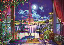 Puzzle 1000 pièces - Tea Time : Clair De Lune Parisien - Trefl