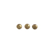 Pierres plastiques strass, autocollantes, 3 mm, 120 pces, topaze