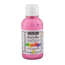 Peinture Acrylique en bouteille rose princesse 200ml - Amt