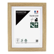 Cadre photo Actual bois blanc 13x18 cm