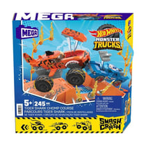 Jeu de construction Mega Construx Hot Wheels Parcours Tiger Shark Chocs et Fracas