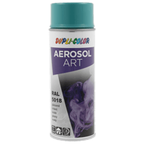 Spray de peinture - Bleu turquoise - RAL 5018 - Brillant - Tous supports - Aérosol Art