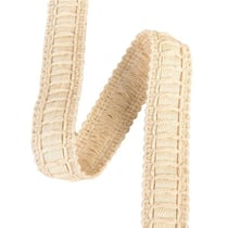 Bobine galon passe ruban 15m ecru