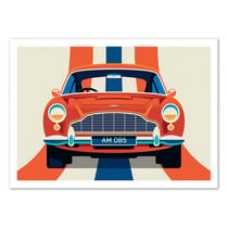 Affiche 30x40 cm - Vintage british car - Bo Lundberg