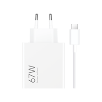 Chargeur secteur Xiaomi 67W HyperCharge Combo Type-A - Blanc