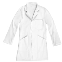 Blouse blanche - Taille 14/16 ans - Coton - Collège - Lycée - Pour la physique-chimie