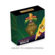 Power Rangers - Médaillon Power Rangers Limited Edition (plaqué or)