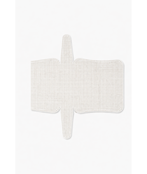 CANEVAS PLASTIQUE 42X36CM blanc