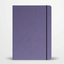Notebook Souple - pages pointillées - Violet - 150 x 210 mm - Made in France