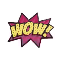 Patch Wow ! , 6,5x5,2cm, pour repasser, 1pce.