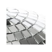 Boule à facettes - Décoration - Fête - A suspendre - 20cm diamètre - Argent