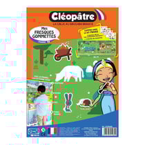 Gommettes - atelier fresque prairie - Cléopâtre