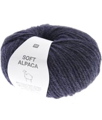 Pelote de laine et Alpaga SOFT ALPACA - Rico Design 12 Bleu marine