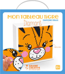 Kit Tableaux Diamants Tigre