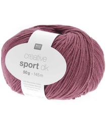Coton à tricoter CREATIVE SPORT DK - Rico Design 36 Rouge Vin