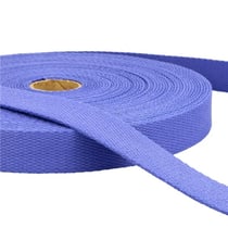 Film 20m Sangle coton bleu lavande