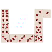 Dominos coccinelles - Jouet créatif et éducatif