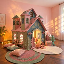 Cabane de jeu en mousse Maison Roomy - Castle - Bleu