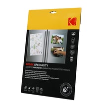 KODAK Assorted Magnetic Laminating Pouches KD-LMASSMAG-PK10C - Pochette de plastification magnétique KODAK, Taille : 3 x A4, 4 x 6" x 4", 3 x 5" x 7", 150 Microns, Lot de 10