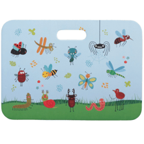 Repose-genoux jardinage motif insectes