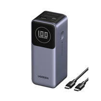 Batterie portable UGREEN - 12000 mAh - Gris anodisé - 309 g