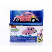 1:32 VOLKSWAGEN BEETLE W/PATRICK FIGURE PINK HOLLYWOOD RIDES 1959