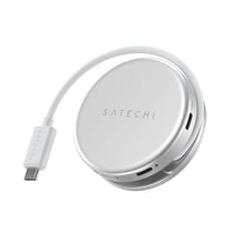 Satechi Hub Multiport 5-en-1 USB-C vers HDMI / USB-A / 2 USB-C / Carte SD Modèle OntheGo Argent